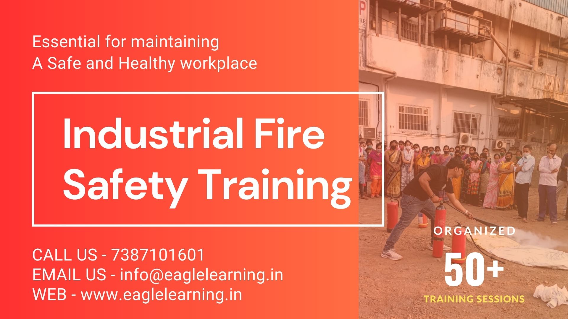 Onsite Industrial fire safety training all over Maharashtra