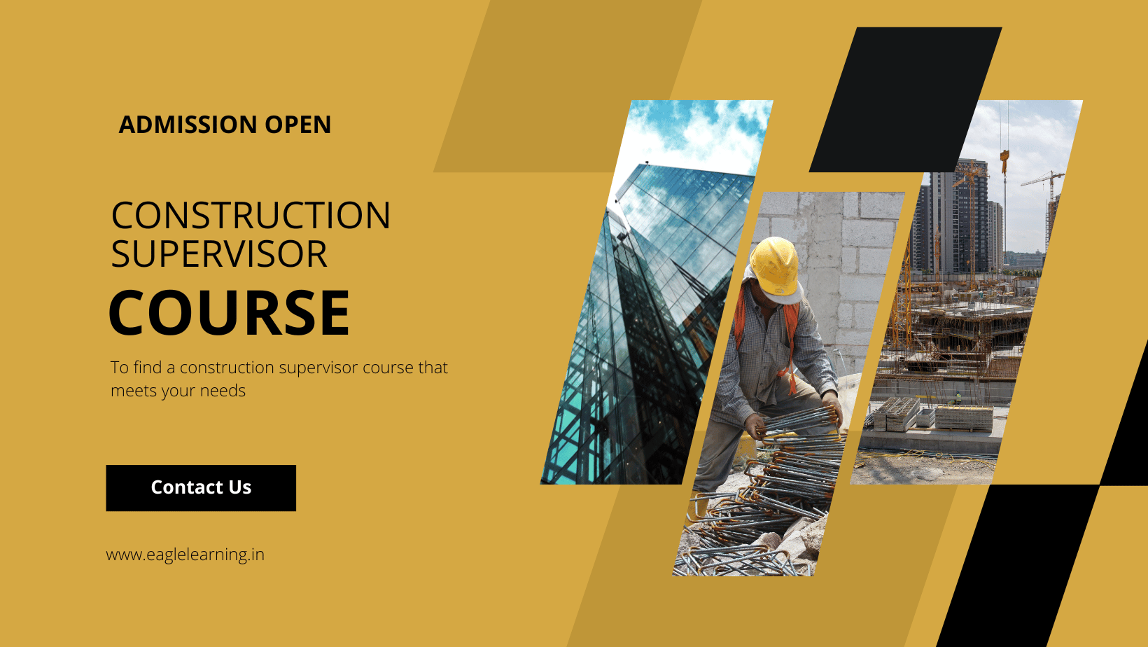 Construction supervisor courses that meets your needs